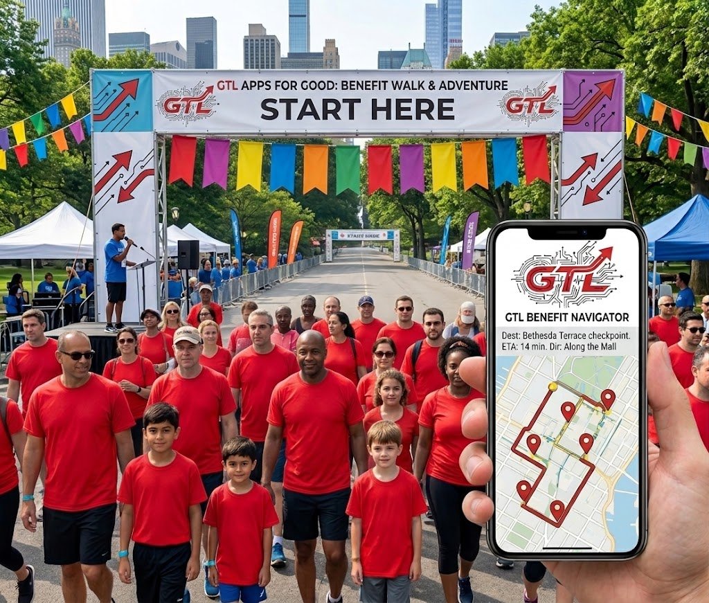 A magnifying glass resting on an old map